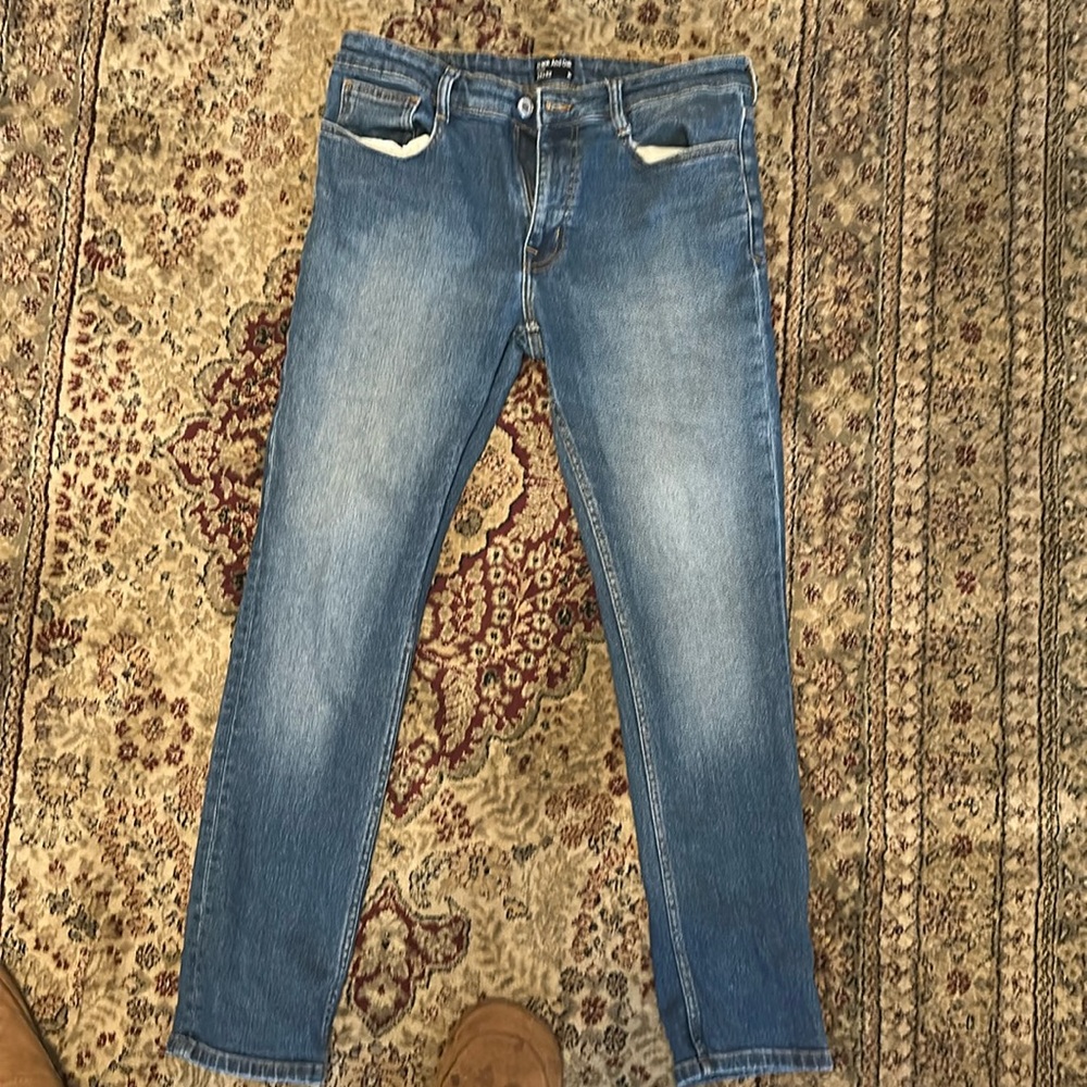 Frank and oak light wash jeans